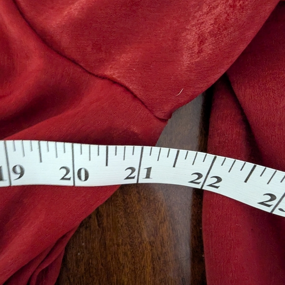 3/$30 Maurices Shiny Red Dress - Picture 7 of 7